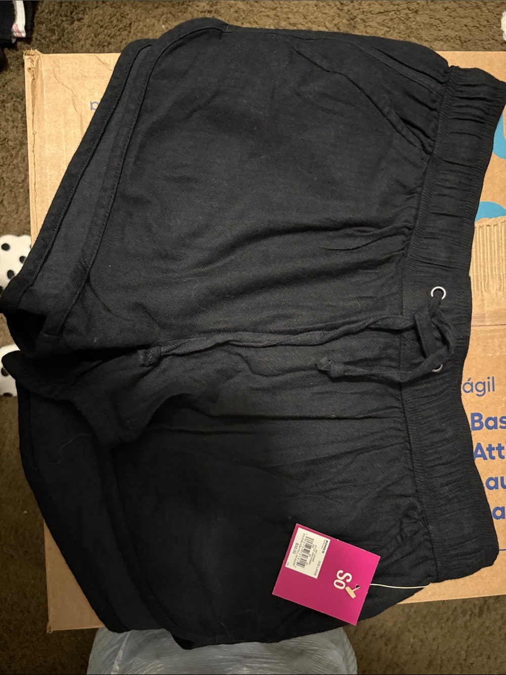 SO Black Women's Lounge Shorts